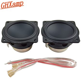 Ghxamp 2 Inch Speaker 4OHM Volledige Bereik Eenheden Woofer Draagbare Speaker Waterdichte Diy Thuisbioscoop Neodymium 10W 20W 2Pcs