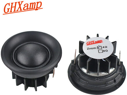 Ghxamp 20 Core 1.5 Inch Tweeter Auto Luidspreker Units 4OHM 10W Zijde Membraan Dome Luidspreker Neodymium Treble Hoofd 89DB 2Pcs