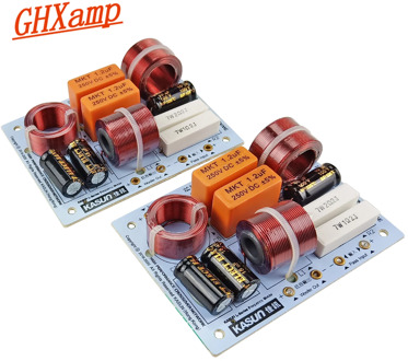 GHXAMP 200W 3 Way Speaker Crossover Home Theater Bookshelf Speaker 5-8ohm 900HZ 5000HZ 3-12 INCH Speaker 1Pairs