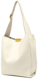 Gianni Chiarini Jo dames tas leer | maat: one | kleur: | dames accessoires | materiaal: leer Ecru - One size
