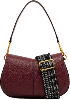 Gianni Chiarini Leren schoudertas Helena  bordeaux - One Size,