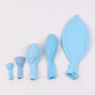 Giant Blue Macaron Latex Ballonnen 5/10/18/24/36 inch Jumbo Helium Ballon Voor Party globos Bruiloft Verjaardag Woondecoratie 30stk 5duim