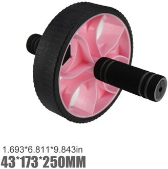 Giant Buik Wiel Thuis Fitnessapparatuur Buik Wiel Mannelijke En Vrouwelijke Buik Vermindering Vest Lijn Artefact Roze