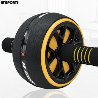 Giant Wiel Buik Wiel Automatische Rebound Mute Buikspier Wiel Abdominale Roller Huishoudelijke Abdominale Apparaat zwart