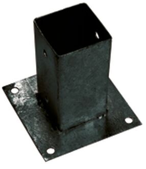 Giardino Bodemplaat, 71x71x150mm Ral 9005 Zwart