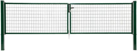 Giardino dubbele poort H 200 x L 2x200cm groen