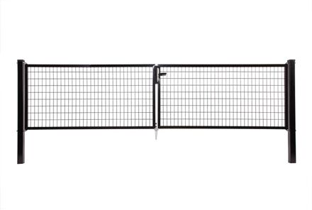 Giardino Dubbele Poort Napoli H 120 X L 2x150cm Zwart