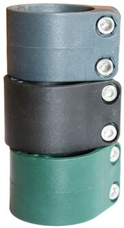 Giardino Midden/eindklem Plastiek Profielpaal Zwart 48mm