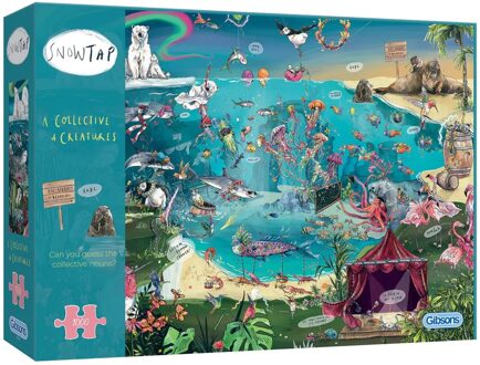 Gibsons A Collective of Creatures Puzzel (1000 stukjes)