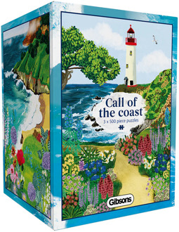 Gibsons Abby Jacobs - Call of the Coast Puzzel (3 x 500 stukjes)