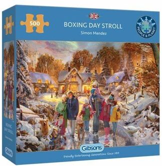 Gibsons Boxing Day Stroll Puzzel (500 stukjes)