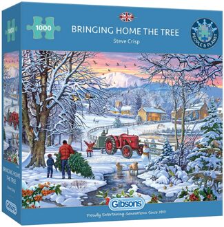 Gibsons Bringing Home the Tree Puzzel (1000 stukjes)