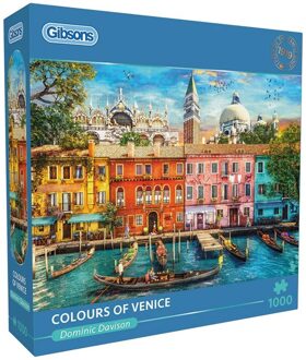 Gibsons Colours of Venice Puzzel (1000 stukjes)
