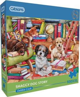 Gibsons Debbie Cook - Shaggy Dog Story Puzzel (100XXL stukjes)