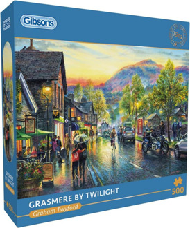 Gibsons Graham Twyford - Grasmere by Twilight Puzzel (500 stukjes)