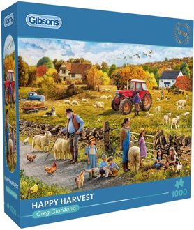 Gibsons Greg Giordano - Happy Harvest Puzzel (1000 stukjes)