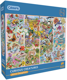Gibsons Janice Daughters - Curious Creatures Puzzel (500 stukjes)