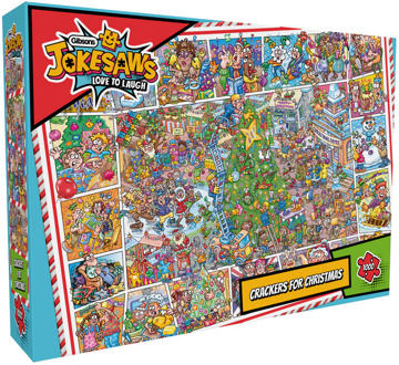 Gibsons Jokesaw - Crackers for Christmas Puzzel (1000 stukjes)