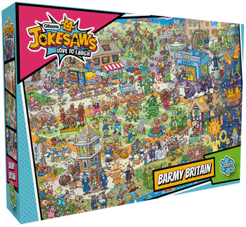 Gibsons Jokesaws - Barmy Britain Puzzel (1000 stukjes)