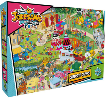 Gibsons Jokesaws - Campsite Capers Puzzel (1000 stukjes)