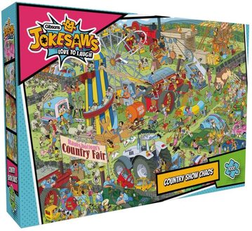 Gibsons Jokesaws - Country Show Chaos Puzzel (1000 stukjes)