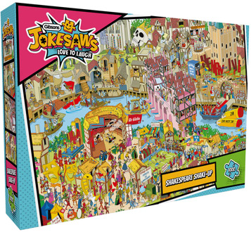 Gibsons Jokesaws - Shakespeare Shake-up Puzzel (1000 stukjes)