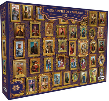 Gibsons Mat Edwards - Monarchs of England Puzzel (1000 stukjes)