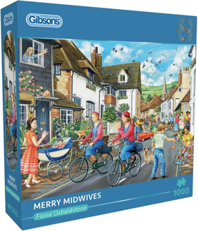 Gibsons Merry Midwives puzzel (1000 stukjes)