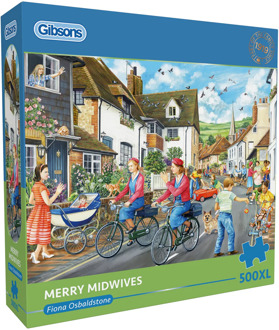 Gibsons Merry Midwives Puzzel (500 XL stukjes)