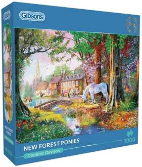 Gibsons New Forest Ponies Puzzel (1000 stukjes)