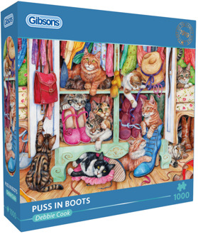 Gibsons Puss in Boots Puzzel (1000 stukjes)
