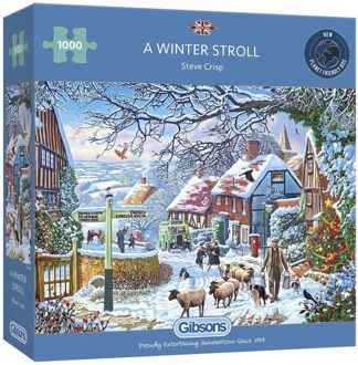 Gibsons puzzel A Winter Stroll - Steve Crisp (1000 stukjes)