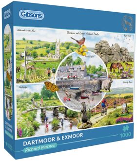 Gibsons Richard Macneil - Dartmoor & Exmoor Puzzel (1000 stukjes)