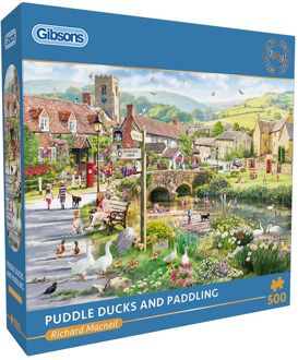 Gibsons Richard Macneil - Puddle Ducks & Paddling Puzzel (500 stukjes)