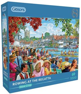 Gibsons Rowing at the Regatta Puzzel (1000 stukjes)