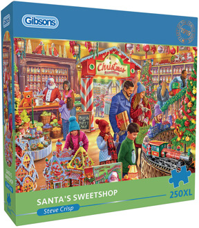 Gibsons Santa's Sweetshop Puzzel (250 XL stukjes)