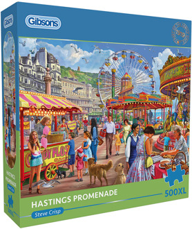 Gibsons Steve Crisp - Hastings Promenade Puzzel (500XL stukjes)