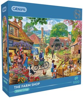 Gibsons Steve Crisp - The Farm Shop Puzzel (1000 stukjes)