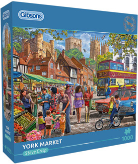 Gibsons Steve Crisp - York Market Puzzel (1000 stukjes)