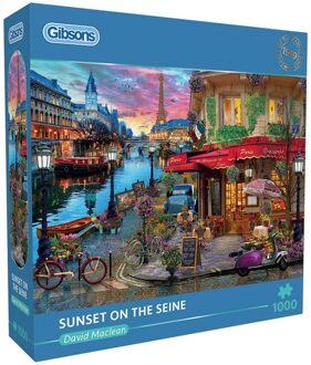 Gibsons Sunset on the Seine Puzzel (1000 stukjes)