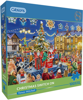 Gibsons Trevor Mitchell - Christmas Switch On Puzzel (100XXL stukjes)