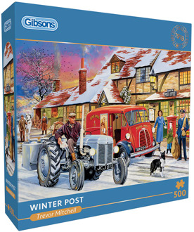 Gibsons Trevor Mitchell - Winter Post Puzzel (500 stukjes)
