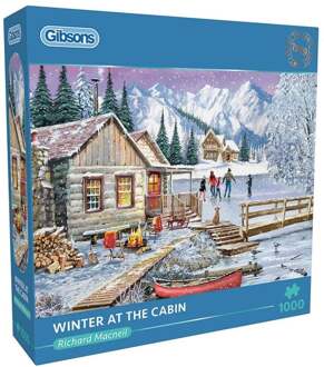 Gibsons Winter at the Cabin Puzzel (1000 stukjes)