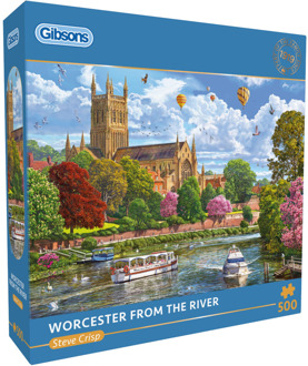 Gibsons Worcester from the River Puzzel (500 stukjes)