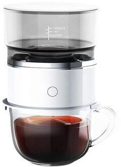 Giet Over Koffiezetapparaat Set, Automatische Enkele Dienen Cup Koffie Machines Roestvrij Staal Draagbare Kleine Koffiezetapparaat