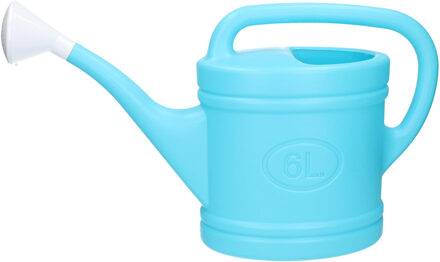 Gieter - lichtblauw - kunststof - 6 liter