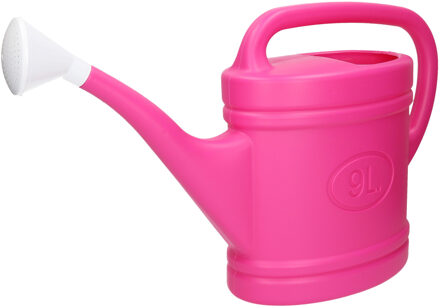 Gieter - roze - kunststof - 9 liter
