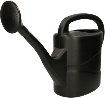 Gieter - zwart - kunststof - zwarte broeskop - 10 liter - 50 cm
