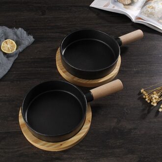 Gietijzer Non-stick 16/18 Cm Koekenpan Koekenpan Voor Gas Inductie Fornuis Ei Pannenkoek Pot Keuken & Dining gereedschap Kookgerei Handige 18cm