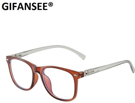 Gifansee Kids Blauw Licht Blokkeren Brilmontuur Baby Kinderen Jongen Meisje Computer Telefoon Clear Lens Spel Anti Reflecterende Brillen Bruin